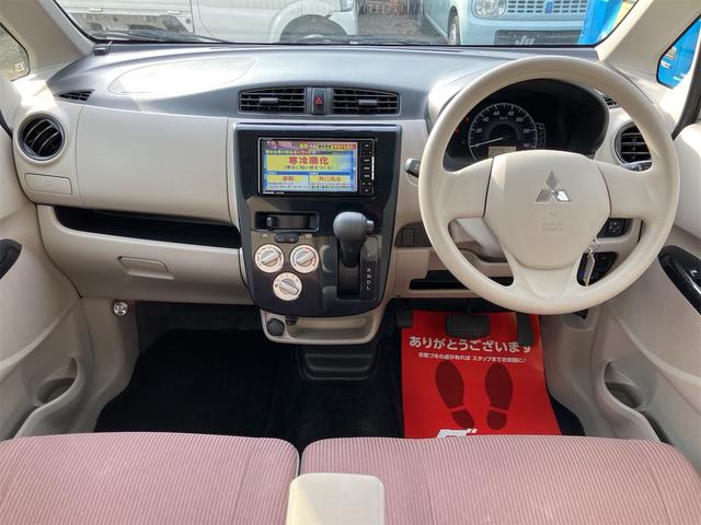 ｅＫワゴン Ｅ　社外ナビ地デジＴＶ　Ｂｌｕｅｔｏｏｔｈ　キーレスエントリー　ＥＴＣ　ベンチシート　電動格納ドアミラー　シートヒーター　横滑り防止装置（2枚目）