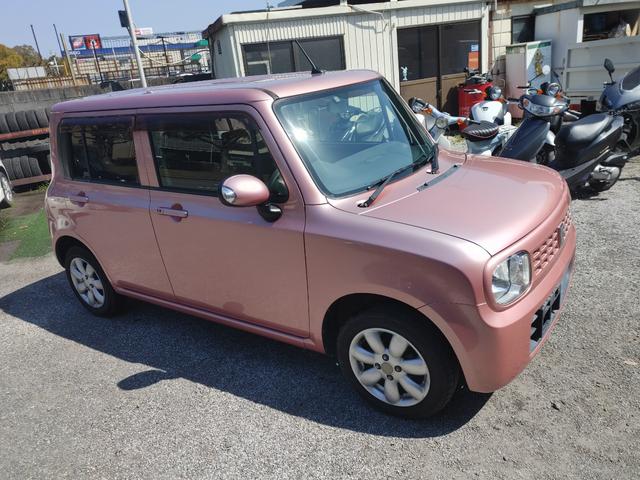 アルトラパン Ｘ　車検２年付　ＥＴＣ　スマートキー　プッシュスタート　ＣＤステレオ　純正アルミ　ウインカーミラー　セキュリティアラーム　プライバシーガラス　電動格納ドアミラー　Ｗエアバッグ　ＡＢＳ　ライトレベライザー（2枚目）