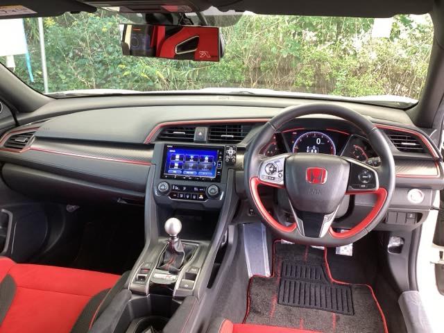 シビック タイプR 純正メモリーナビ ドラレコ リアカメラ スマートキーシステム 整備記録簿 オートクルーズ USB接続 地デジ ETC車載器 フルオートエアコン 盗難防止 キーフリー LED ターボ車 ナビ&TV(2枚目)