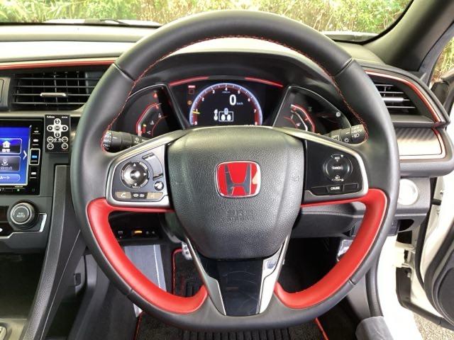 シビック タイプR 純正メモリーナビ ドラレコ リアカメラ スマートキーシステム 整備記録簿 オートクルーズ USB接続 地デジ ETC車載器 フルオートエアコン 盗難防止 キーフリー LED ターボ車 ナビ&TV(14枚目)