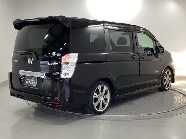 ステップワゴンスパーダ S ナビ 片側電動スライドドア リアカメラ Wエアバック 両側スライド片側電動ドア パワステ パワーウインドウ キーレス エアバック 3列シート エアコン ワンセグテレビ ETC付き DVD ABS(8枚目)