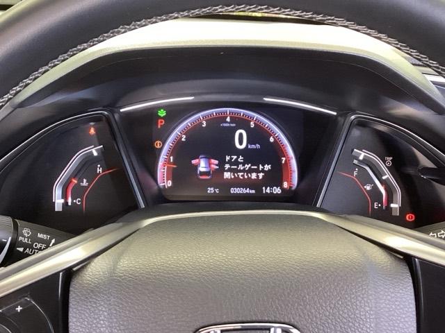 シビック ハッチバック　純正メモリーナビ　Ｓルーフ　本革Ｐシート　追突軽減ブレーキ　盗難防止装置　本革シート　Ｂモニター　整備記録簿　横滑防止　Ａライト　シートヒーター付き　ＬＥＤライト　フルセグＴＶ　スマートキー　ＡＡＣ（47枚目）