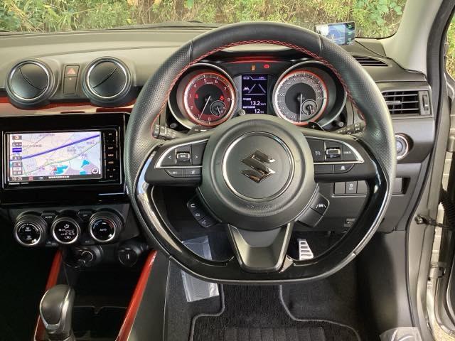 スイフトスポーツ ベースグレード　ナビ　フルセグ　全周囲カメラ　被害軽減ブレーキ　全方位カメラ付き　横滑り防止システム　シ－トヒ－タ－　ＳＲＳ　ＡＢＳ付　Ｗエアバック　ＬＥＤヘットランプ　ＵＳＢ接続　自動追従　全席ＰＷ　サイドＳＲＳ（17枚目）