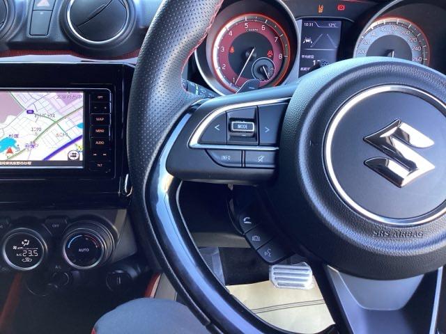 スイフトスポーツ ベースグレード　ナビ　フルセグ　全周囲カメラ　被害軽減ブレーキ　全方位カメラ付き　横滑り防止システム　シ－トヒ－タ－　ＳＲＳ　ＡＢＳ付　Ｗエアバック　ＬＥＤヘットランプ　ＵＳＢ接続　自動追従　全席ＰＷ　サイドＳＲＳ（46枚目）