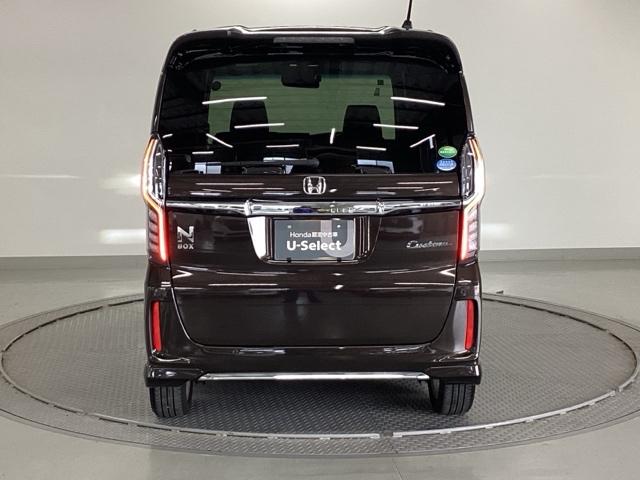 N-BOXカスタム Lターボ 純正メモリーナビ ドラレコ リアカメラ 地デジチューナー 衝突軽減ブレーキサポート LEDヘッドライ アイドリングS ターボエンジン PS カーテンエアバック シートヒータ エアバック USB AAC(9枚目)