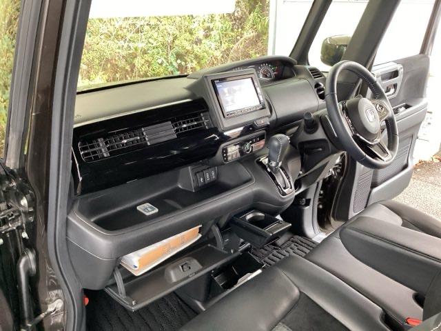 N-BOXカスタム Lターボ 純正メモリーナビ ドラレコ リアカメラ 地デジチューナー 衝突軽減ブレーキサポート LEDヘッドライ アイドリングS ターボエンジン PS カーテンエアバック シートヒータ エアバック USB AAC(35枚目)