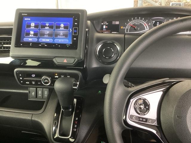 N-BOXカスタム L メモリーナビ ETC リアカメラ 片側電動スライド シートヒーター付き 助手席エアバック Bカメ ナビ・TV LED エアバッグ パワーウインドウ クルコン エアコン スマートキーPスタート USB(6枚目)