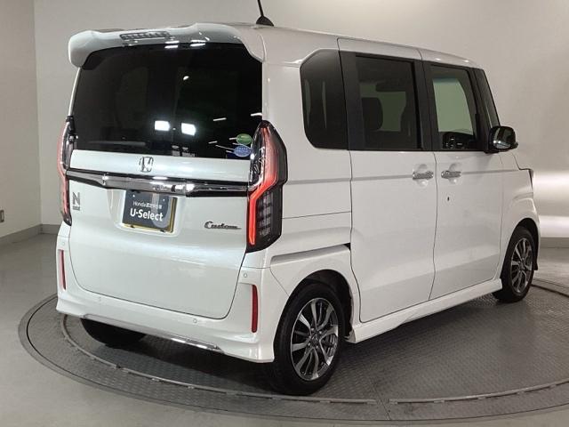 N-BOXカスタム L メモリーナビ ETC リアカメラ 片側電動スライド シートヒーター付き 助手席エアバック Bカメ ナビ・TV LED エアバッグ パワーウインドウ クルコン エアコン スマートキーPスタート USB(9枚目)