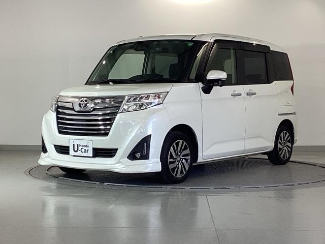 ルーミー カスタムＧ　ナビ　Ｒカメラ　後席モニター　フルセグＴＶ　ＶＳＣ　両側オートスライドドア　Ｃセンサー　衝突軽減ブレーキシステム　バックモニター　Ａライト　ＬＥＤライト　シートヒーター　ＡＡＣ　キーフリー　Ａストップ（10枚目）