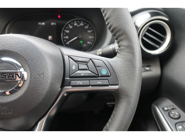 キックス Ｘ　ツートンカラー　プロパイロット　３６０度カメラ　純正９型ナビ　地デジＴＶ　Ｂｌｕｅｔｏｏｔｈ　ＤＶＤ再生　衝突軽減ブレーキ　シートヒーター　ハーフレザーシート　ＥＴＣ　デジタルインナーミラードラレコ（11枚目）