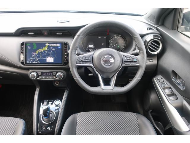 キックス Ｘ　ツートンカラー　プロパイロット　３６０度カメラ　純正９型ナビ　地デジＴＶ　Ｂｌｕｅｔｏｏｔｈ　ＤＶＤ再生　衝突軽減ブレーキ　シートヒーター　ハーフレザーシート　ＥＴＣ　デジタルインナーミラードラレコ（15枚目）