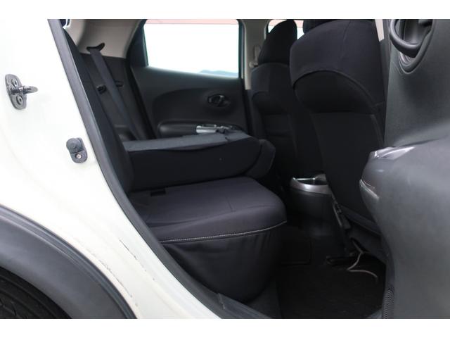 ジューク １５ＲＳ　ＥＴＣ　ＦＭ／ＡＭラジオ　ＣＤ再生　音楽再生ＡＵＸ　キーレス　専用シートカバー　運転席オートパワーウィンドウ　電動格納ドアミラー　エアバック　ＡＢＳ　パワステ　禁煙車（35枚目）