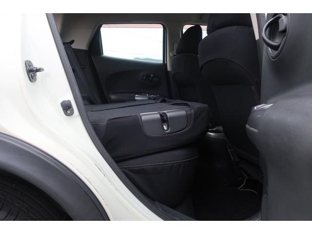 ジューク １５ＲＳ　ＥＴＣ　ＦＭ／ＡＭラジオ　ＣＤ再生　音楽再生ＡＵＸ　キーレス　専用シートカバー　運転席オートパワーウィンドウ　電動格納ドアミラー　エアバック　ＡＢＳ　パワステ　禁煙車（36枚目）