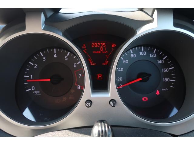 ジューク １５ＲＸ　タイプＶ　純正ナビ　地デジＴＶ　Ｂｌｕｅｔｏｏｔｈ　バックカメラ　ＤＶＤ再生　ＥＴＣ　社外１８インチＡＷ　車高調ローダウン　インテリジェントキー　オートライト　オートエアコン　電動格納ドアミラー（22枚目）