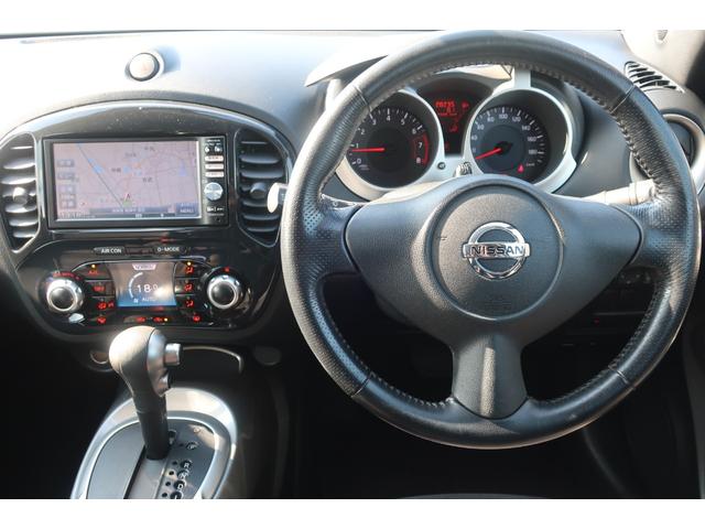 ジューク １５ＲＸ　タイプＶ　純正ナビ　地デジＴＶ　Ｂｌｕｅｔｏｏｔｈ　バックカメラ　ＤＶＤ再生　ＥＴＣ　社外１８インチＡＷ　車高調ローダウン　インテリジェントキー　オートライト　オートエアコン　電動格納ドアミラー（24枚目）