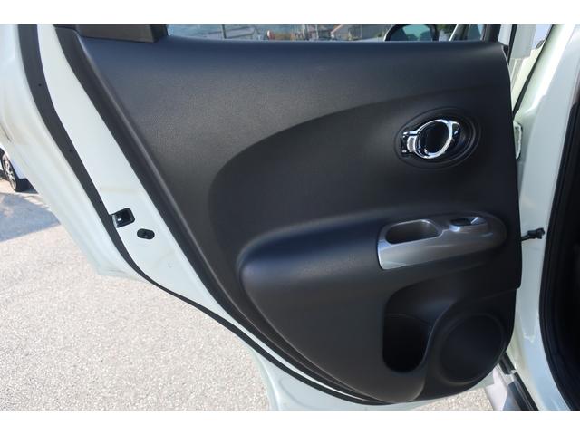 ジューク １５ＲＸ　タイプＶ　純正ナビ　地デジＴＶ　Ｂｌｕｅｔｏｏｔｈ　バックカメラ　ＤＶＤ再生　ＥＴＣ　社外１８インチＡＷ　車高調ローダウン　インテリジェントキー　オートライト　オートエアコン　電動格納ドアミラー（47枚目）