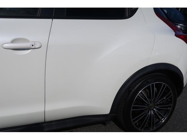 ジューク １５ＲＸ　タイプＶ　純正ナビ　地デジＴＶ　Ｂｌｕｅｔｏｏｔｈ　バックカメラ　ＤＶＤ再生　ＥＴＣ　社外１８インチＡＷ　車高調ローダウン　インテリジェントキー　オートライト　オートエアコン　電動格納ドアミラー（67枚目）