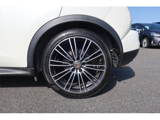 ジューク １５ＲＸ　タイプＶ　純正ナビ　地デジＴＶ　Ｂｌｕｅｔｏｏｔｈ　バックカメラ　ＤＶＤ再生　ＥＴＣ　社外１８インチＡＷ　車高調ローダウン　インテリジェントキー　オートライト　オートエアコン　電動格納ドアミラー（69枚目）