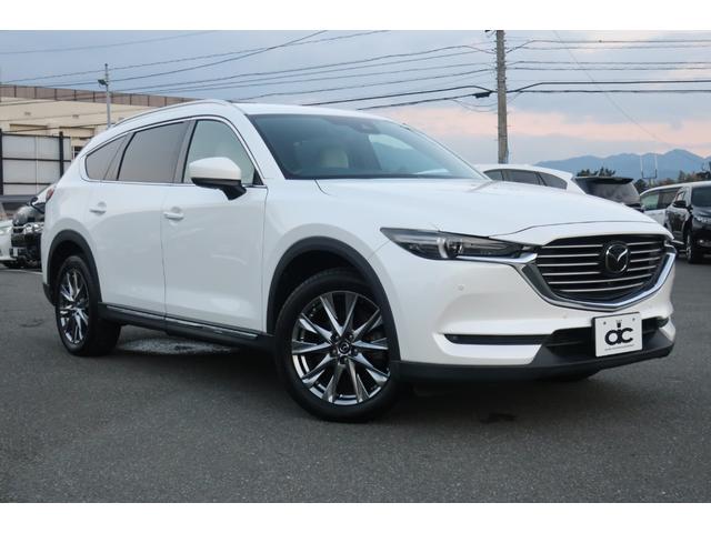 ＣＸ－８ ＸＤ　Ｌパッケージ　白革　３６０度カメラ　衝突軽減ブレーキ　前後センサー　電動リアゲート　追従クルコン　地デジＴＶ　Ｂｌｕｅｔｏｏｔｈ　バックカメラ　ＥＴＣ　シートヒーター　ハンドルヒーター　リア＆オートエアコン（8枚目）