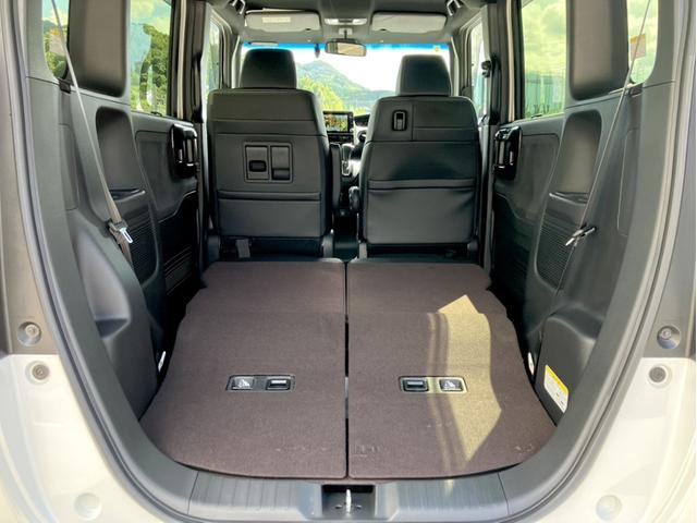 Ｎ－ＢＯＸカスタム Ｇ・ＥＸターボホンダセンシング　純正８型ナビ／前後ドラレコ／両側ＰＳＤ／助手席ロングスライドシート／Ｂカメラ／ＥＴＣ／１オーナー車　半革　電動格納ドアミラー　車線逸脱防止　ブルートゥースオーディオ　禁煙　Ｒカメ　前席シートヒーター（13枚目）