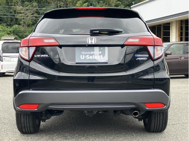 ヴェゼル ハイブリッドＸ・ホンダセンシング　４ＷＤ／純正８型ナビ／前方ドラレコ／シートヒーター／ＥＴＣ／Ｂカメラ／１オーナー車　レーンキープ　横滑防止　Ｒカメラ　禁煙　スマ－トキ－　クルコン　ＥＴＣ車載器　サイドエアバック　キーレスエントリー（34枚目）