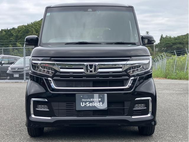 Ｎ－ＢＯＸカスタム Ｌ　純正７型ナビ／前後ドラレコ／左ＰＳＤ／ＥＴＣ／Ｂカメラ／シートヒーター／Ｐセンサー／１オーナー車　ＢＴ接続　Ｐソナー　電動格納ミラ－　衝突安全ボディ　車線逸脱警報装置　サイドエアバッグ　ナビＴＶ　ＡＣ（2枚目）