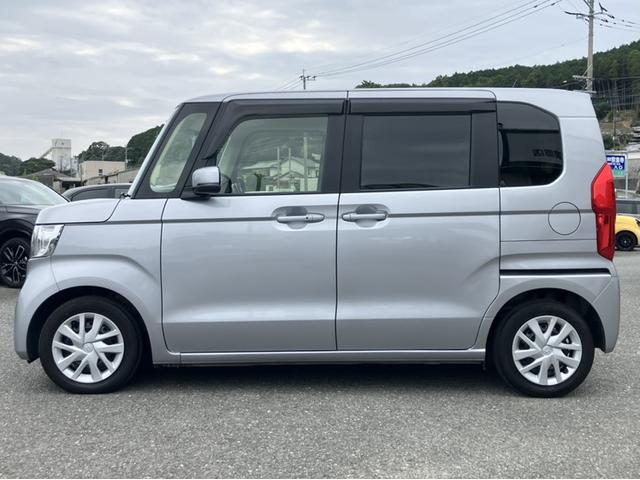 Ｎ－ＢＯＸ Ｌ　純正７型ナビ／前後ドラレコ／左ＰＳＤ／ＥＴＣ／Ｂカメラ／シートヒーター／Ｐセンサー／１オーナー車　衝突回避支援ブレーキ　Ｉ－ＳＴＯＰ　クリソナ　ドラレコ付　電動格納式ドアミラー　ＰＷ　パワステ　禁煙（5枚目）