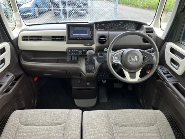 Ｎ－ＢＯＸ Ｌ　純正７型ナビ／前後ドラレコ／左ＰＳＤ／ＥＴＣ／Ｂカメラ／シートヒーター／Ｐセンサー／１オーナー車　衝突回避支援ブレーキ　Ｉ－ＳＴＯＰ　クリソナ　ドラレコ付　電動格納式ドアミラー　ＰＷ　パワステ　禁煙（8枚目）