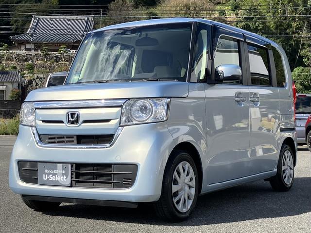N-BOX G・Lホンダセンシング 純正7型ナビ/前後ドラレコ/両側PSD/ETC/Bカメラ/シートヒーター/1オーナー車 W電動ドア レーダブレーキ Sヒータ Aストップ カーテンエアバック 禁煙 ESC キーフリーシステム バックM(3枚目)