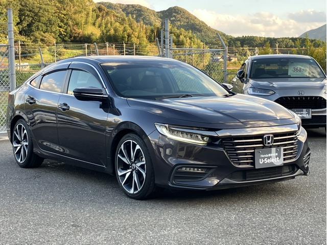 インサイト ＥＸ・ブラックスタイル　Ｇａｔｅｒｓ８型ナビ／前後ドラレコ／ＢＳＭ／ＥＴＣ２．０／Ｂカメラ／半革シート／シートヒーター／Ｐセンサー　ＡＡＣ　クルーズコントロール　キーレス　ＬＥＤライト　サイドエアバッグ　レーンキープ　禁煙車（3枚目）