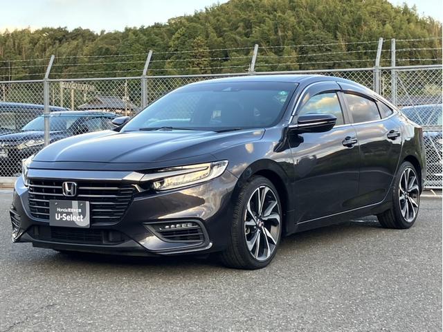 インサイト ＥＸ・ブラックスタイル　Ｇａｔｅｒｓ８型ナビ／前後ドラレコ／ＢＳＭ／ＥＴＣ２．０／Ｂカメラ／半革シート／シートヒーター／Ｐセンサー　ＡＡＣ　クルーズコントロール　キーレス　ＬＥＤライト　サイドエアバッグ　レーンキープ　禁煙車（4枚目）