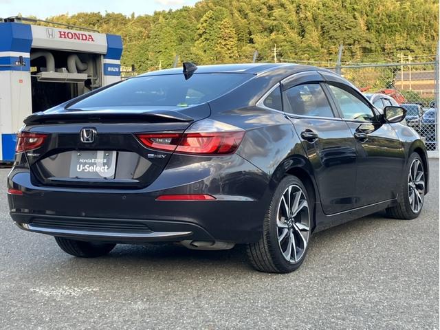 インサイト ＥＸ・ブラックスタイル　Ｇａｔｅｒｓ８型ナビ／前後ドラレコ／ＢＳＭ／ＥＴＣ２．０／Ｂカメラ／半革シート／シートヒーター／Ｐセンサー　ＡＡＣ　クルーズコントロール　キーレス　ＬＥＤライト　サイドエアバッグ　レーンキープ　禁煙車（7枚目）