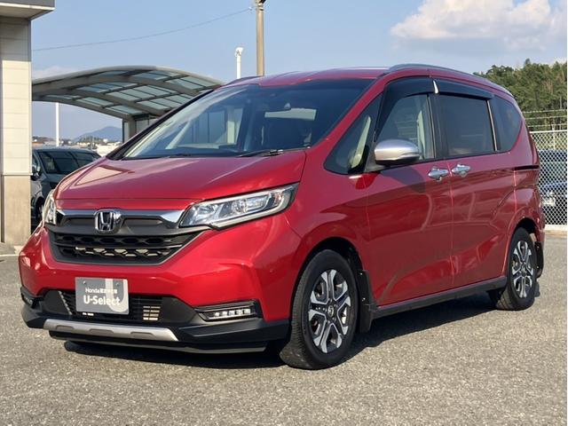 フリード クロスター・ホンダセンシング　Ｇａｔｅｒｓ９型ナビ／前後ドラレコ／両側ＰＳＤ／ＥＴＣ／シートヒーター／半革シート／１オーナー車　両ＰＳＤ　Ｂｌｕｅｔｏｏｔｈオーディオ　ＵＳＢポート　禁煙　地デジ　エアバック　Ｉストップ　ＶＳＡ（4枚目）
