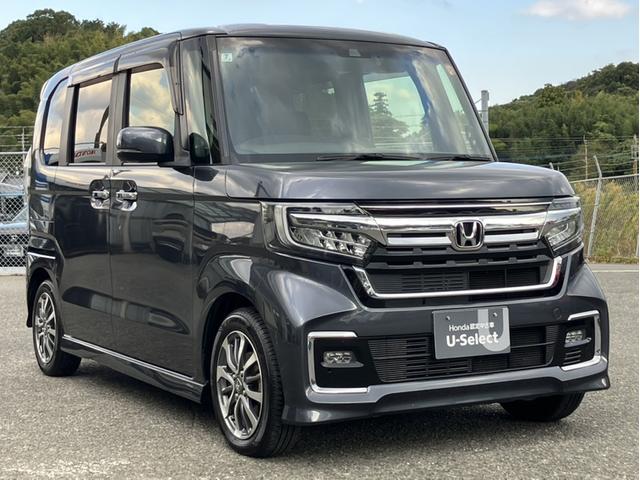 Ｎ－ＢＯＸカスタム Ｌ　Ｇａｔｈｅｒｓ８型ナビ／前後ドラレコ／ＲコンソールＢＯＸ／左ＰＳＤ／Ｂカメラ／ＥＴＣ／シートヒーター／Ｐセンサー／１オーナー車　Ｐソナー　ナビＴＶ　Ａストップ　ベンチシート　キーフリーシステム　ＡＣ（3枚目）