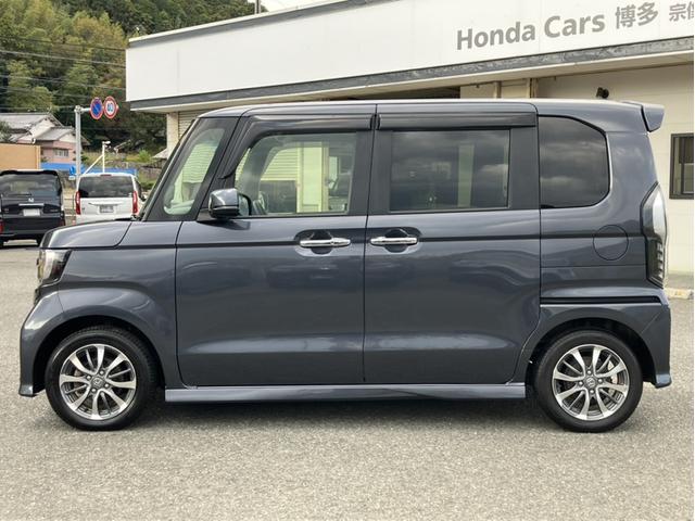 Ｎ－ＢＯＸカスタム Ｌ　Ｇａｔｈｅｒｓ８型ナビ／前後ドラレコ／ＲコンソールＢＯＸ／左ＰＳＤ／Ｂカメラ／ＥＴＣ／シートヒーター／Ｐセンサー／１オーナー車　Ｐソナー　ナビＴＶ　Ａストップ　ベンチシート　キーフリーシステム　ＡＣ（6枚目）