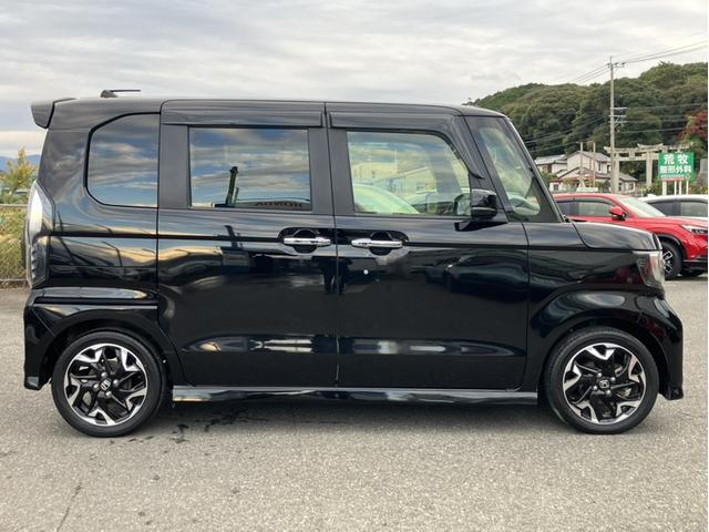 Ｎ－ＢＯＸカスタム Ｇ・Ｌターボホンダセンシング　社外７型ナビ／両側ＰＳＤ／ＥＴＣ／Ｂカメラ／１セグＴＶ／Ｂｌｕｅｔｏｏｔｈ接続／半革シート　両側ＰＷスライドドア　Ｂモニタ　Ｉストップ　禁煙　セキュリティー　ＵＳＢ接続　クルーズコントロール　ナビＴＶ（5枚目）