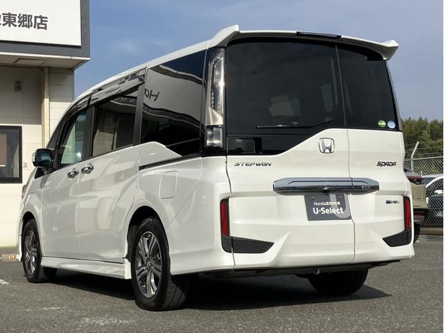 ステップワゴンスパーダ ｅ：ＨＥＶスパーダＧホンダセンシング　純正１０型ナビ／後席モニター／前後ドラレコ／両側ＰＳＤ／ＥＴＣ／Ｂカメラ／１オーナー車　ＬＥＤライト　ドライブレコーダ　セキュリティアラーム　横滑り防止装置　クルーズコントロール　ＵＳＢ接続　フルセグ（9枚目）