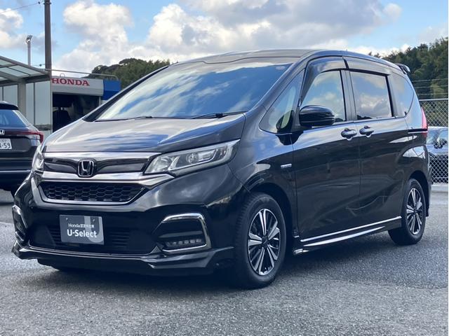 フリードハイブリッド ハイブリッド・Gホンダセンシング Sパケ/Cパケ/フルエアロ/9型ナビ/モデューロAW/OPグリル/OPフォグ/前後ドラレコ ハーフレザーS 軽減ブレーキ キーフリーシステム 電動格納式ドアミラー Bluetooth音楽 1オ-ナ-(4枚目)