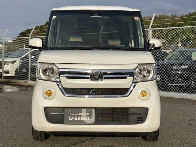Ｎ－ＢＯＸ Ｌ　純正８型ナビ／前ドラレコ／両側ＰＳＤ／ＯＰフォグ／ＥＴＣ／Ｂカメラ／シートヒーター／Ｐセンサー　衝突回避支援ブレーキ　Ｉ－ＳＴＯＰ　クリソナ　ドラレコ付　電動格納式ドアミラー　ＰＷ　パワステ　車線逸脱（2枚目）