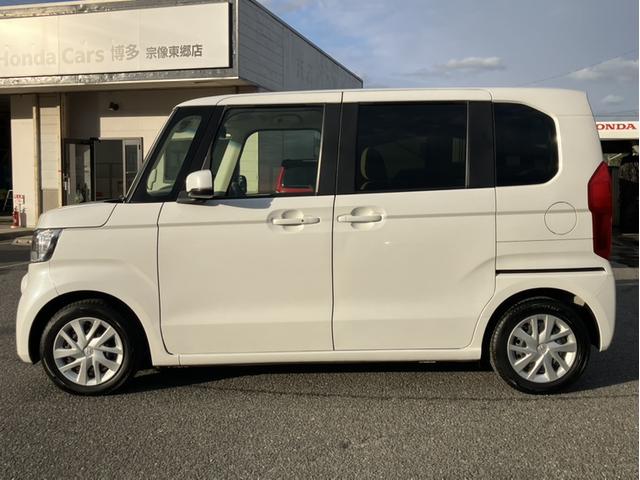 Ｎ－ＢＯＸ Ｌ　純正８型ナビ／前ドラレコ／両側ＰＳＤ／ＯＰフォグ／ＥＴＣ／Ｂカメラ／シートヒーター／Ｐセンサー　衝突回避支援ブレーキ　Ｉ－ＳＴＯＰ　クリソナ　ドラレコ付　電動格納式ドアミラー　ＰＷ　パワステ　車線逸脱（6枚目）