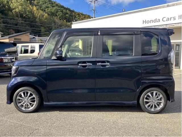 Ｎ－ＢＯＸカスタム Ｌ　純正７型ナビ／前後ドラレコ／左ＰＳＤ／ＥＴＣ／シートヒーター／Ｂカメラ／Ｐセンサー／１オーナー車　ＢＴ接続　Ｐソナー　電動格納ミラ－　禁煙　衝突安全ボディ　車線逸脱警報装置　サイドエアバッグ　ナビＴＶ（6枚目）