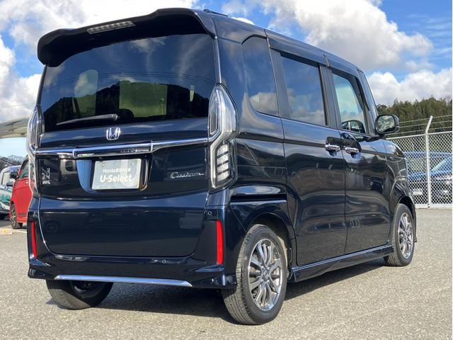 Ｎ－ＢＯＸカスタム Ｌ　純正７型ナビ／前後ドラレコ／左ＰＳＤ／ＥＴＣ／シートヒーター／Ｂカメラ／Ｐセンサー／１オーナー車　ＢＴ接続　Ｐソナー　電動格納ミラ－　禁煙　衝突安全ボディ　車線逸脱警報装置　サイドエアバッグ　ナビＴＶ（7枚目）