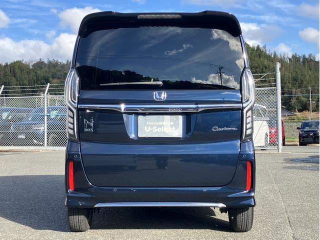 Ｎ－ＢＯＸカスタム Ｌ　純正７型ナビ／前後ドラレコ／左ＰＳＤ／ＥＴＣ／シートヒーター／Ｂカメラ／Ｐセンサー／１オーナー車　ＢＴ接続　Ｐソナー　電動格納ミラ－　禁煙　衝突安全ボディ　車線逸脱警報装置　サイドエアバッグ　ナビＴＶ（8枚目）