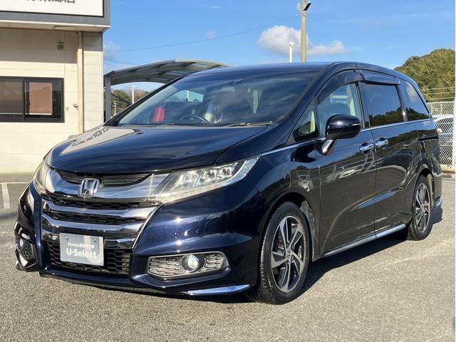 オデッセイ アブソルート　メーカーＯＰナビ／両側ＰＳＤ／ＥＴＣ／Ｂカメラ／１オーナー車　電動格納式ドアミラー　Ｂｌｕｅｔｏｏｔｈ音楽　緊急ブレーキ　スマートキー＆プッシュスタート　盗難防止　クルーズＣ　リアカメラ　ＥＴＣ装備（4枚目）