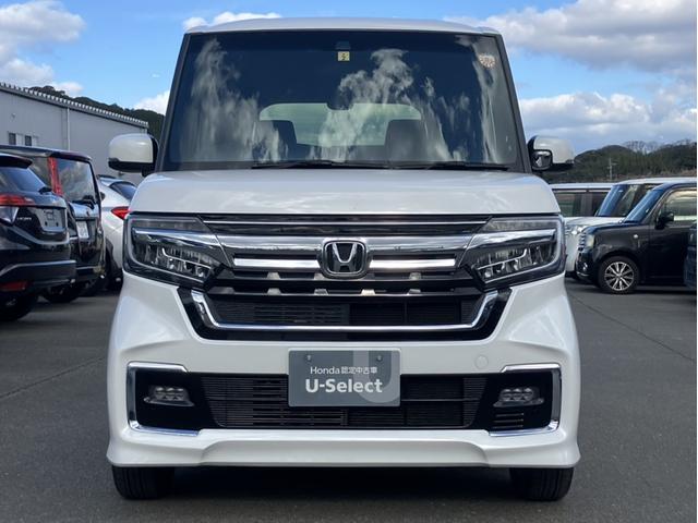 Ｎ－ＢＯＸカスタム Ｌ　純正７型ナビ／左ＰＳＤ／ＥＴＣ／Ｂカメラ／Ｐセンサー／シートヒーター／１オーナー車　Ｐソナー　禁煙　サイドエアバッグ　ナビＴＶ　Ａストップ　ベンチシート　キーフリーシステム　ＬＥＤライト　リアカメ（2枚目）