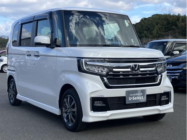 Ｎ－ＢＯＸカスタム Ｌ　純正７型ナビ／左ＰＳＤ／ＥＴＣ／Ｂカメラ／Ｐセンサー／シートヒーター／１オーナー車　Ｐソナー　禁煙　サイドエアバッグ　ナビＴＶ　Ａストップ　ベンチシート　キーフリーシステム　ＬＥＤライト　リアカメ（3枚目）