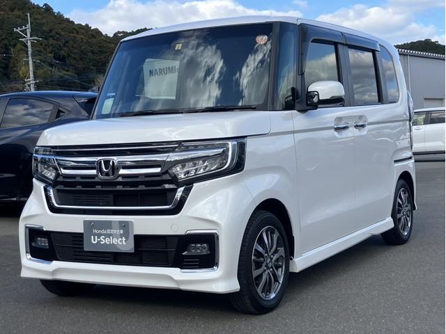 Ｎ－ＢＯＸカスタム Ｌ　純正７型ナビ／左ＰＳＤ／ＥＴＣ／Ｂカメラ／Ｐセンサー／シートヒーター／１オーナー車　Ｐソナー　禁煙　サイドエアバッグ　ナビＴＶ　Ａストップ　ベンチシート　キーフリーシステム　ＬＥＤライト　リアカメ（4枚目）