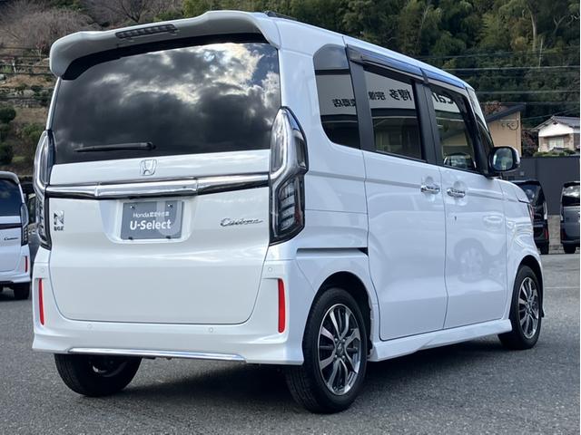 Ｎ－ＢＯＸカスタム Ｌ　純正７型ナビ／左ＰＳＤ／ＥＴＣ／Ｂカメラ／Ｐセンサー／シートヒーター／１オーナー車　Ｐソナー　禁煙　サイドエアバッグ　ナビＴＶ　Ａストップ　ベンチシート　キーフリーシステム　ＬＥＤライト　リアカメ（9枚目）