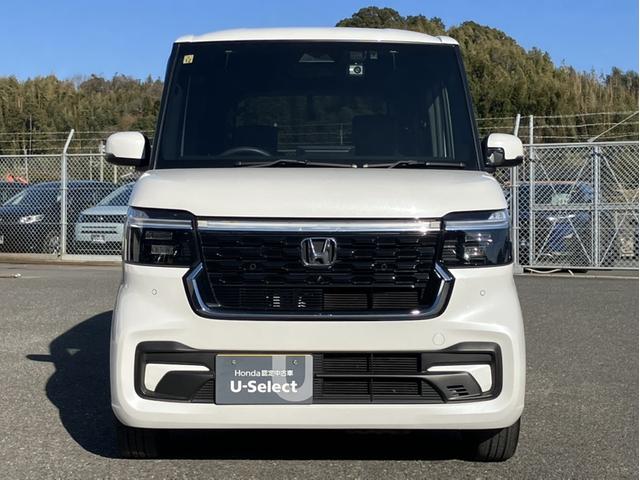 N-BOXカスタム ターボ Gathers9型ナビ/前後ドラレコ/マルチビュー/両側PSD/Bカメラ/シートヒーター オートミラー Bluetooth対応 クリソナ ナビ&TV AUTOライト ハーフレザ 車線逸脱警告 自動追従(2枚目)