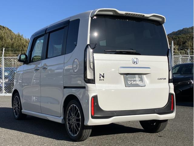 N-BOXカスタム ターボ Gathers9型ナビ/前後ドラレコ/マルチビュー/両側PSD/Bカメラ/シートヒーター オートミラー Bluetooth対応 クリソナ ナビ&TV AUTOライト ハーフレザ 車線逸脱警告 自動追従(7枚目)